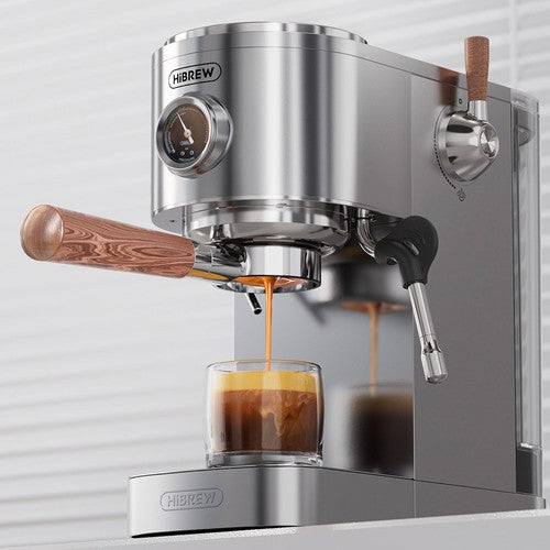 Machine à café semi-automatique HiBREW H13, double chaudière Machine à café semi-automatique HiBREW H13, double chaudière